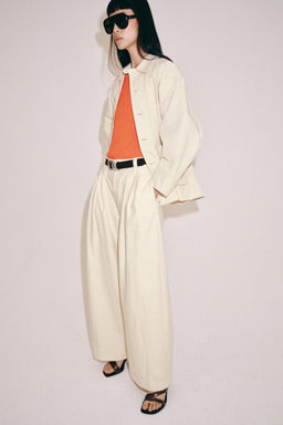 PANTAL?N OVERSIZE ZW COLLECTION / Crudo