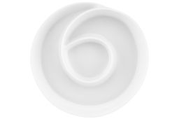 Тарелка сервировочная - менажница 23*23*5 см 450 мл Улитка глубокая на деревян. подставке-подносе - Elan gallery фото 6