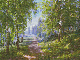 Вышивка крестиком 40х50см, Природа