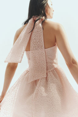 Vestido halter bordado - H&m фото 7