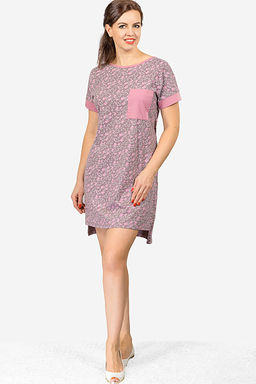 Сорочка женская (00526, розовый) - Плиона фото 2