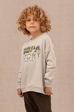 U. S. Polo Assn / Бежевый свитшот с круглым вырезом Boy для мальчиков - U.s. polo assn фото 6