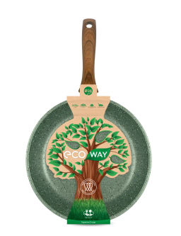 Сковорода индукционная ECO WAY несъемная ручка, 28 см - Нева металл посуда фото 8
