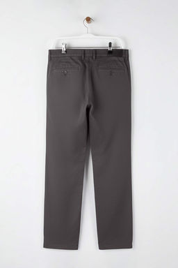 Gri Erkek Gabardin Dokulu Kumas Pantolon TMNAW26PL00026