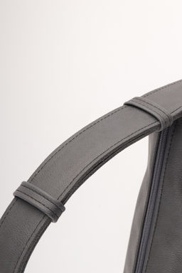 Сумка Модель №1594 | кожзам | гладкий | серый | Р922-9 | 33411