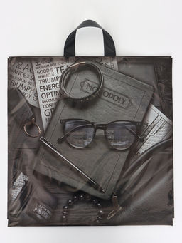 Цена за 25 шт. Пакет «Монополия», полиэтиленовый с петлевой ручкой, 38×42 см, 70 мкм