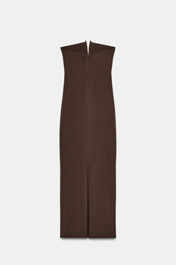 VESTIDO PALABRA DE HONOR / Marr?n - Zara фото 5