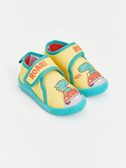 Bask?l? C?rt C?rtl? Erkek Bebek Panduf