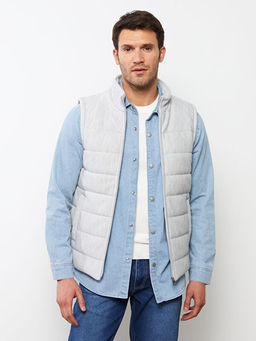 Standart Kal?p Dik Yaka Erkek Yelek