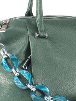 Сумка женская искусственная кожа AUR-036-960, 1отд+карм/перег, 2плеч/рем, зеленый SALE 258885 - Adelia фото 4