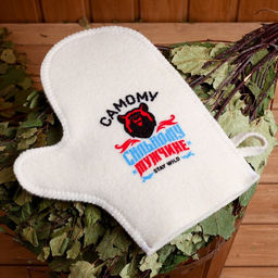 Рукавица Самому сильному мужчине шелкография