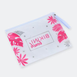 Косметичка для купальника на молнии, цвет белый/розовый - Nazamok фото 4