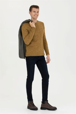 Мужской легкий свитер цвета хаки - U.s. polo assn фото 11