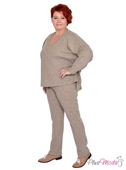 Джемпер Модель №1521 размеры 44-84 - Plusmoda фото 5