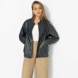 Бомбер из экокожи, Без фильтров - Charutti фото 6