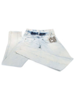 X729 LT. BLUE Джинсы женские - Fashion фото 4