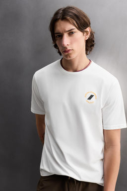 SURF BOARD PRINT T-SHIRT - Zara фото 9