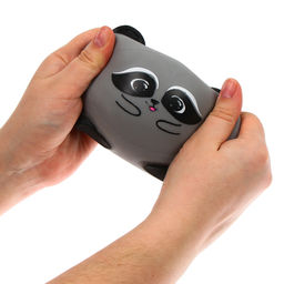 Антистресс сквиш мялка «Енот», с пастой, в пакете