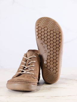 Босоногие ботинки EDART 210.NATAbr.Серо-коричневая замша/