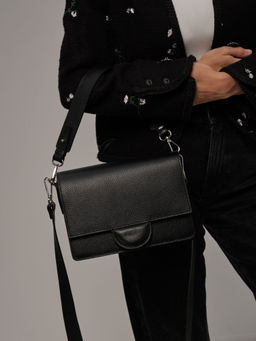 Сумка через плечо Deboro 30574 черная