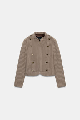 STRIPED FITTED BLAZER - Zara фото 20