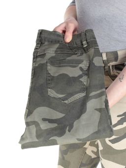 Q245-44 Брюки женские скинни MILITARY (98% хлопок, 2% эластан) - Фабричный китай фото 8