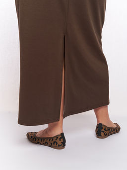 Платье из плотного трикотажа PP51506BRW19 - Артесса фото 5