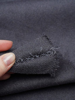 Шерсть пальтовая двухсторонняя, двухслойная цв.Серо-фиолетовый флер, ш.1.5м, шерсть-40%, п/э-60% - Купава фото 10