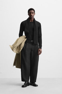 BALLOON FIT PLEATED TROUSERS - Zara фото 2