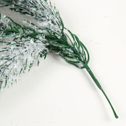 Гирлянда из елочных веток искусственная 180 см / SDTT8006 /уп 100/снег - Галеонтрейд фото 5