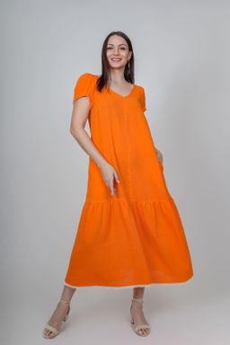 Платье из вареного муслина