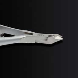 Кусачки маникюрные для кутикулы «Премиум сатин», матовые, двойная пружина, 12 см, длина лезвия-6 мм