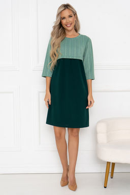 Платье Open Style 6422 зеленый