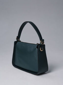 Сумка кожаная на плечо Deboro 30790 форест