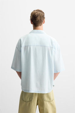 FADED TEXTURED SHIRT - Zara фото 3