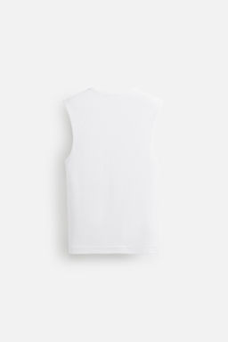 RIBBED TANK T-SHIRT - Zara фото 8