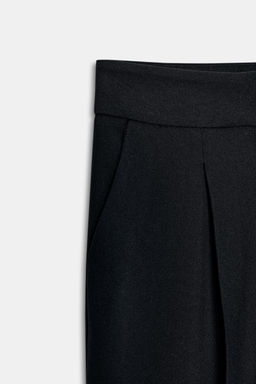 PLEATED TROUSERS WITH TURN-UP HEM - Zara фото 18