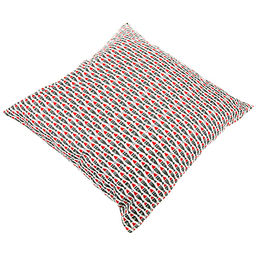 Наволочка декоративная 43х43см "Рыбы" серый, искусственная ткань, на молнии (Китай)