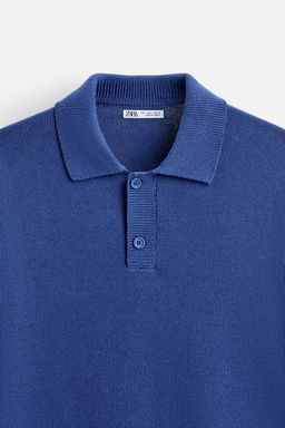 COTTON KNIT POLO SHIRT - Zara фото 8