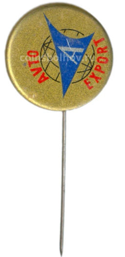 Значок рекламный Автоэкспорт