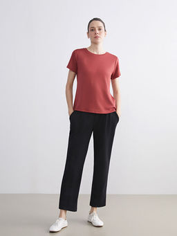 Bisiklet Yaka Kad?n Ti??rt