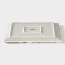 Блюдо для подачи Magistro Slate, 21×1.6 см, фарфор, белое