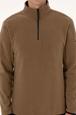 Erkek Haki Basic Sweatshirt Sepette S_rpriz _ndirim - U.s. polo assn фото 6