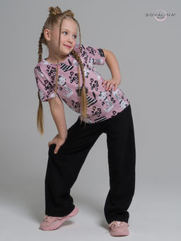 Костюм Лето коты лео-черный - Sovalina фото 14