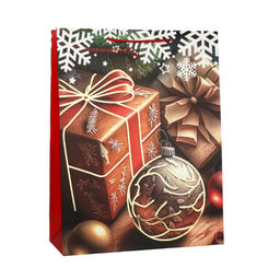 Пакет подарочный 31х40х12 / 102-1L /уп 12/360/Новый год - Галеонтрейд фото 2