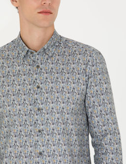 Рубашка Pierre Cardin Slim Fit петрол