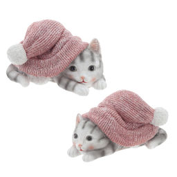 Фигурка декоративная "Котенок", L13,5 W8 H7,5 см, 2в.