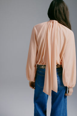Blusa con lazada - H&m фото 5