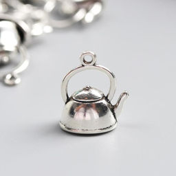 Цена за 10 шт. Декор металл для творчества Чайник (А35087) 2,2х1,7 см