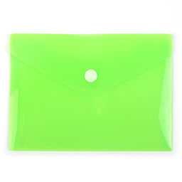 Цена за 12 шт. Папка-конверт на кнопке, А6, 180 мкм, Calligrata рифлёная, флуоресцентная, МИКС  фото 6